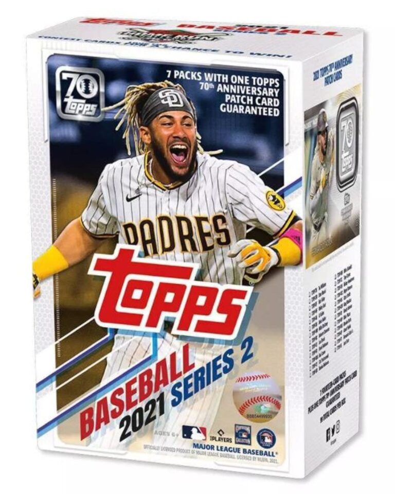2021 Topps Series 2 Baseball 7Pack Blaster Box Cop cartes