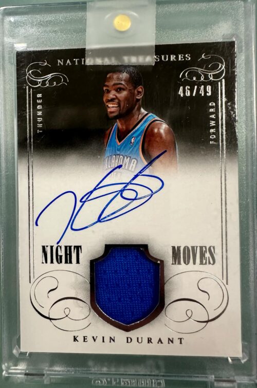 2013-14 Panini National Treasures Kevin Durant Night Moves Auto Jersey /49