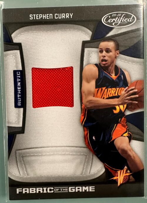 2009-10 STEPHEN CURRY RC Panini Certified Fabric of the Game #FOG-SC /250