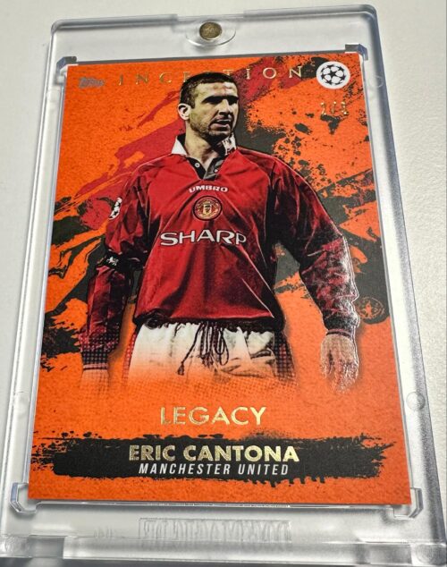 2021 Topps UCL Inception Eric Cantona Orange 2/5