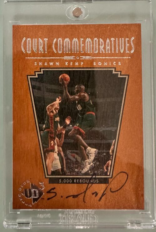 1996 Upper Deck UD3 Commemorative Autographs Shawn Kemp #C4