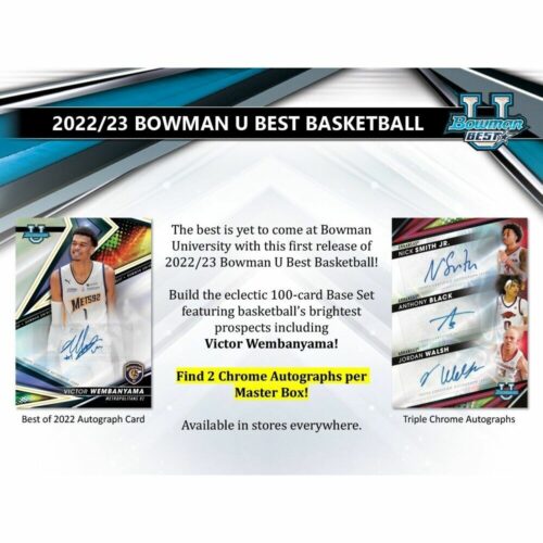 2022/23 BOWMAN UNIVERSITY'S BEST BASKETBALL HOBBY 8-BOX CASE – Image 4