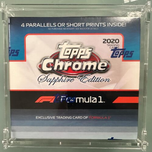 2020 Topps Chrome Sapphire Formula 1 Racing Box Scellé